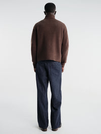 Berner Kühl - Shrunk Full Zip Drained Knit in Bistre