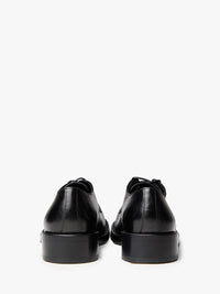 Ann Demeulemeester - Caja Derby Soft Semi-Gloss Leather in Black