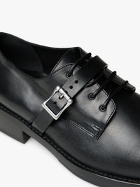 Ann Demeulemeester - Rafan Derby With Buckle Nappa Calf Skin in Black