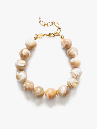 Anni Lu - Jetset Gems Bracelet in Cream