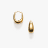 Anni Lu - Golden Curve Hoops Petit in Gold