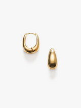 Anni Lu - Golden Curve Hoops Petit in Gold