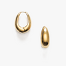 Anni Lu - Golden Curve Hoops Bold in Gold