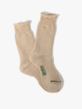 Anonymous Ism - GO HEMP Thick Pile Crew Socks in Beige