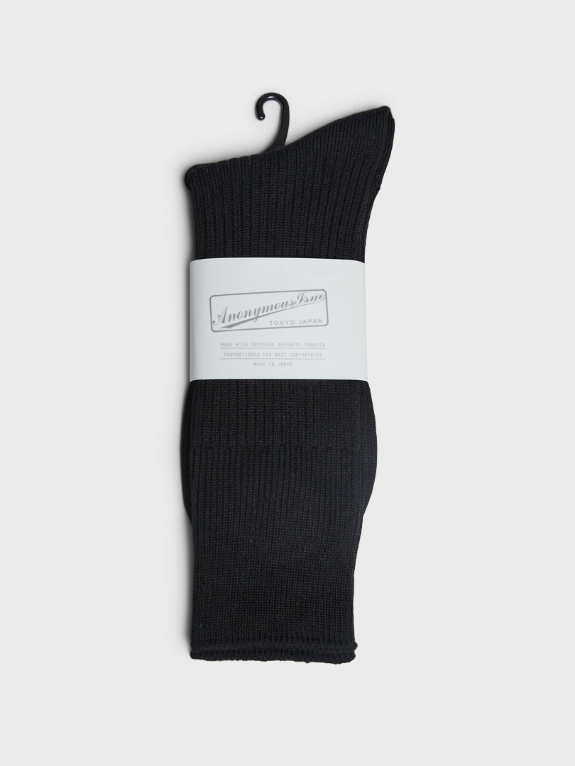 ANONYMOUS - Brilliant Crew Socks in Black