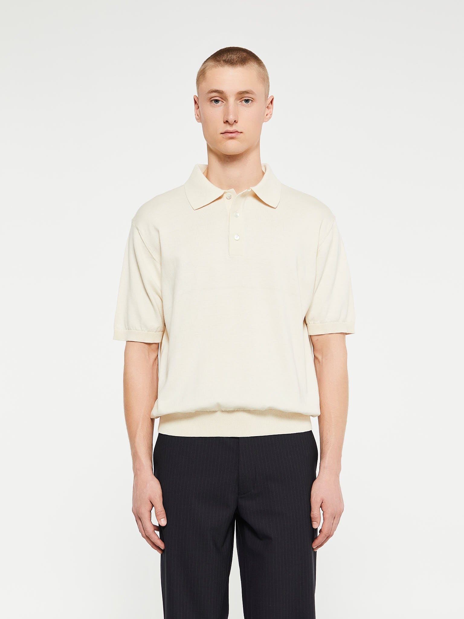 Another Aspect - Another Polo Shirt 3.0 in Beige