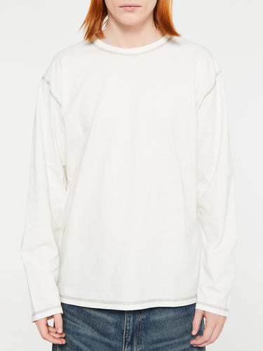 Another Aspect - Another T-Shirt 3.0 in White and Brown