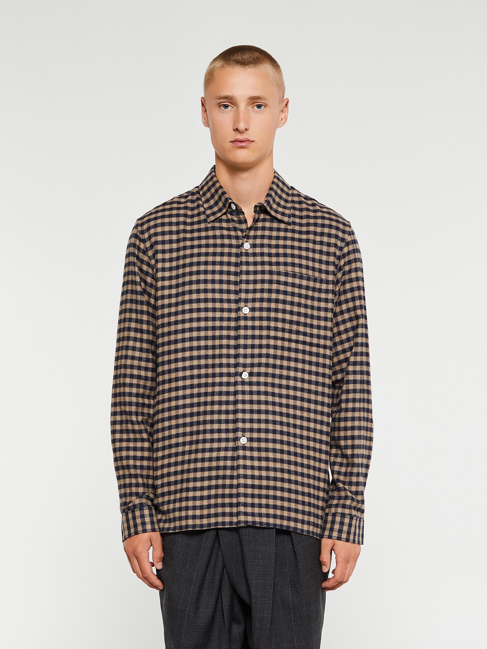 Another Aspect - Shirt 4.0 in Navy Check