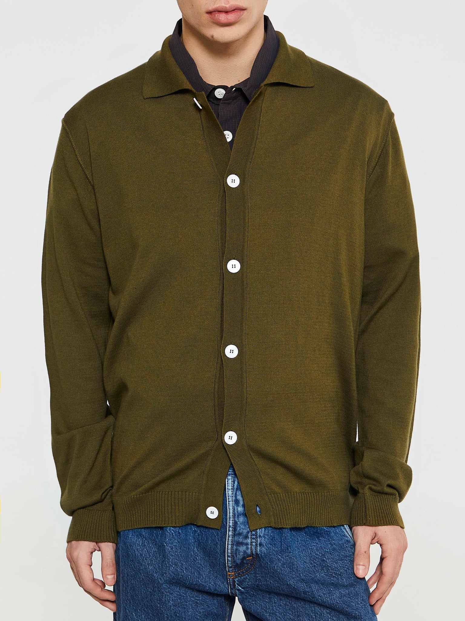 Another Aspect - Another Shirt 6.0 in Khaki Green