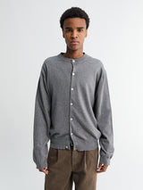 Another Aspect - Another Cardigan 2.0 in Dark Grey Melange