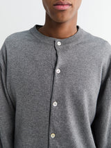 Another Aspect - Another Cardigan 2.0 in Dark Grey Melange