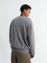 Another Aspect - Another Cardigan 2.0 in Dark Grey Melange