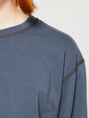 Another Aspect - Another T-Shirt 3.0 in Navy and Brown
