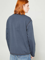Another Aspect - Another T-Shirt 3.0 in Navy and Brown