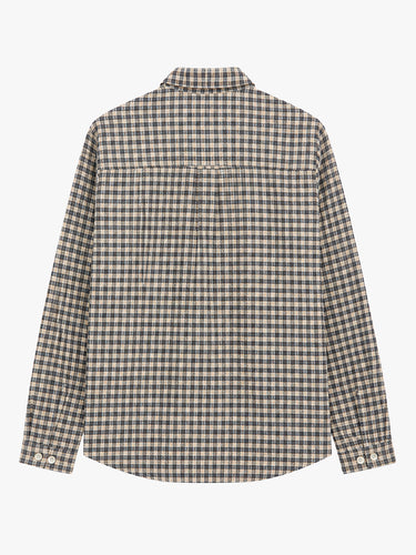 Another Aspect - Another Overshirt 1.0 Jpn in Blue/Ecru Check