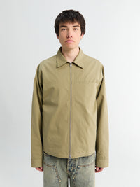 Another Aspect - Another Overshirt 3.0 in Pale Khaki Green