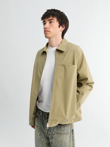 Another Aspect - Another Overshirt 3.0 in Pale Khaki Green