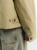 Another Aspect - Another Overshirt 3.0 in Pale Khaki Green