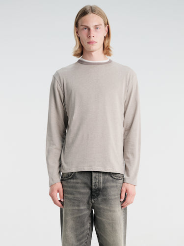 Another Aspect - Another T-Shirt 3.0 Made in Japan in Grey Stripes