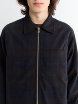 Another Aspect - Overshirt 3.0 in Navy and Brown Check