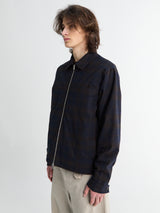 Another Aspect - Overshirt 3.0 in Navy and Brown Check