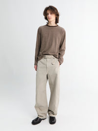 Another Aspect - Another T-Shirt 3.0 in Brown Stripe