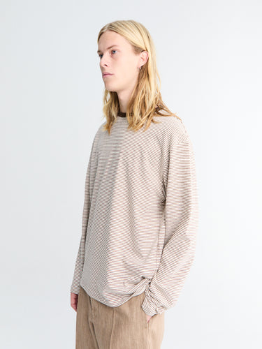 Stoy Exclusive ANOTHER T-Shirt 3.0 JPN in Ecru Stripe