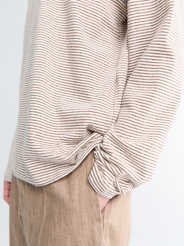 Stoy Exclusive ANOTHER T-Shirt 3.0 JPN in Ecru Stripe