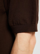 Another Aspect - Another Polo Shirt 3.0 in Light Brown