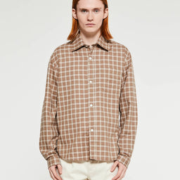 Another Shirt 4.0 in Chestnut Brown Check