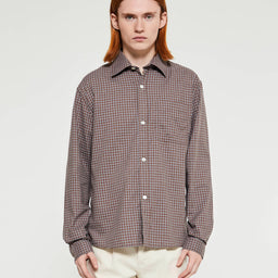 Another Shirt 4.0 in Chestnut Brown Check