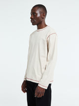 Another Aspect - ANOTHER T-Shirt 3.0 in Grey and Burnt Red