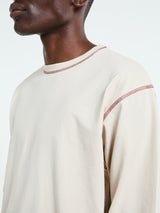 Another Aspect - ANOTHER T-Shirt 3.0 in Grey and Burnt Red