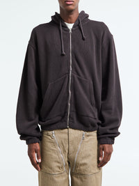 Another Aspect - Another Zip Hoodie 1.0 in Dark Brown
