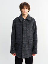 Another Aspect - ANOTHER Coat 1.0, Grey Black Tartan