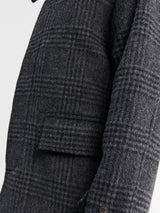 Another Aspect - ANOTHER Coat 1.0, Grey Black Tartan