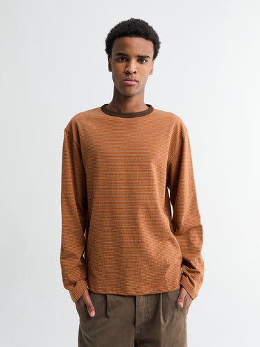 Another Aspect - Another T-Shirt 3.0 JPN in Rust Stripe