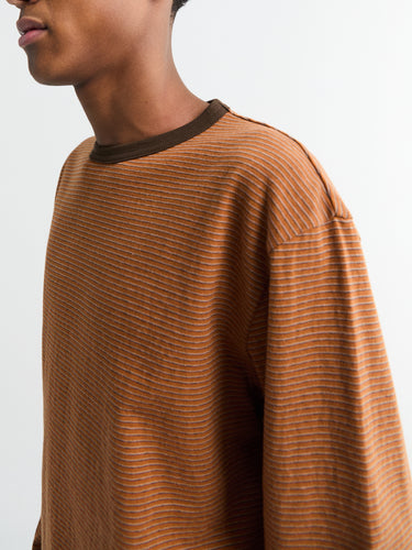 Another Aspect - Another T-Shirt 3.0 JPN in Rust Stripe