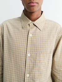 Another Aspect - Another Shirt 4.0 JPN in Green and Ecru Check