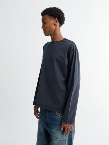 Another T-Shirt 3.0 in Navy and Brown