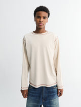 Another Aspect - ANOTHER T-Shirt 3.0 in Grey and Burnt Red