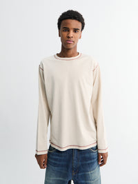 Another Aspect - ANOTHER T-Shirt 3.0 in Grey and Burnt Red