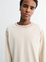 Another Aspect - ANOTHER T-Shirt 3.0 in Grey and Burnt Red