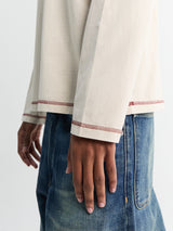 Another Aspect - ANOTHER T-Shirt 3.0 in Grey and Burnt Red