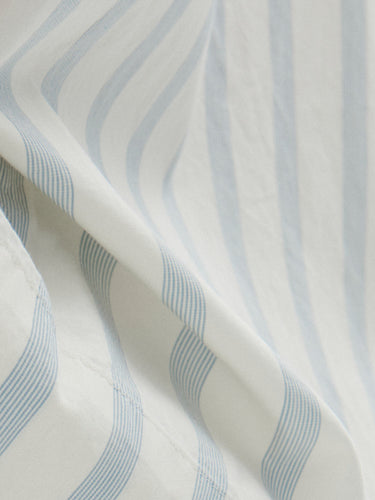 Tekla - Poplin Pyjamas Pants in Needle Stripes