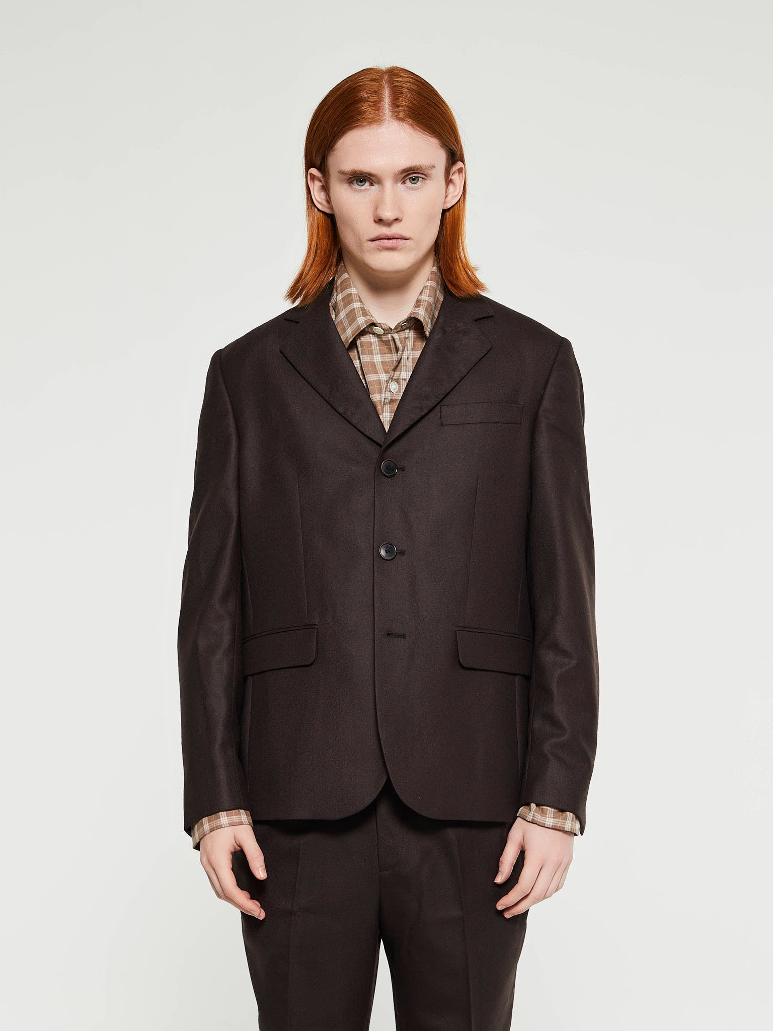 Another Aspect - ASJ-10-B Another Suit Jacket 1.0 in Brown