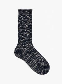 Anonymous Ism - Classic Slub Crew Socks in Navy