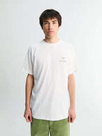 Arc'teryx - Kragg SL Cotton Bird Word Shortsleeved in White Light