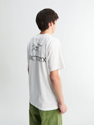 Arc'teryx - Kragg SL Cotton Bird Word Shortsleeved in White Light