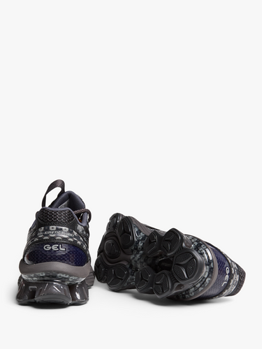 Asics - US7-S Gel-Kinetic Fluent Sneakers in Obsidian Grey and Graphite Grey